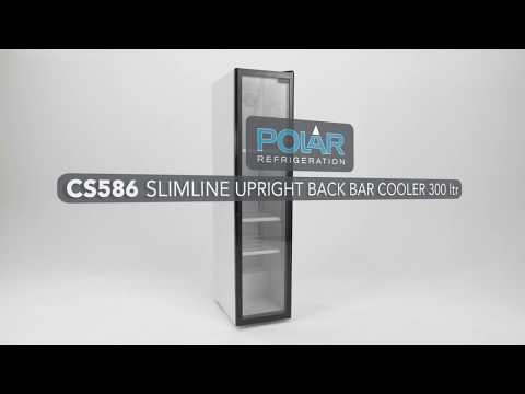 Image of Polar CS586-A G-Series Slimline Upright Back Bar Cooler 300Ltr