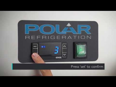 Image of Polar GD879-A G-Series Double Door Slimline Fridge - 960Ltr