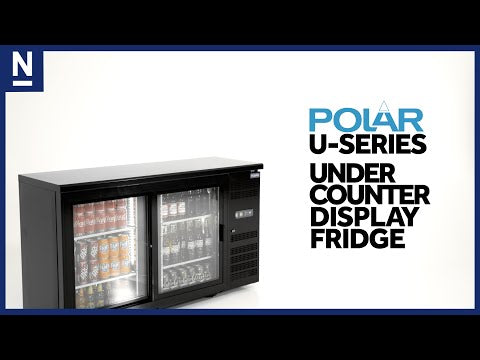 Image of Polar CS102-A U-Series Back Bar Counter - 2 Door