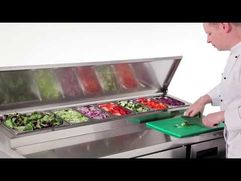 Image of Polar G605-A G-Series Pizza Prep Counter Fridge 390Ltr