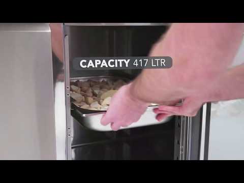 Image of Polar DL917-A U-Series Triple Door Counter Freezer with Upstand 417Ltr