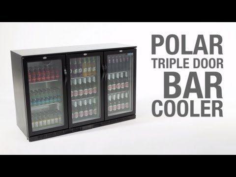 Image of Polar GL012-A G-Series Back Bar Cooler with Hinged Doors 198Ltr