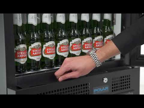 Image of Polar GJ447-A G-Series Upright Back Bar Cooler with Hinged Door 307Ltr