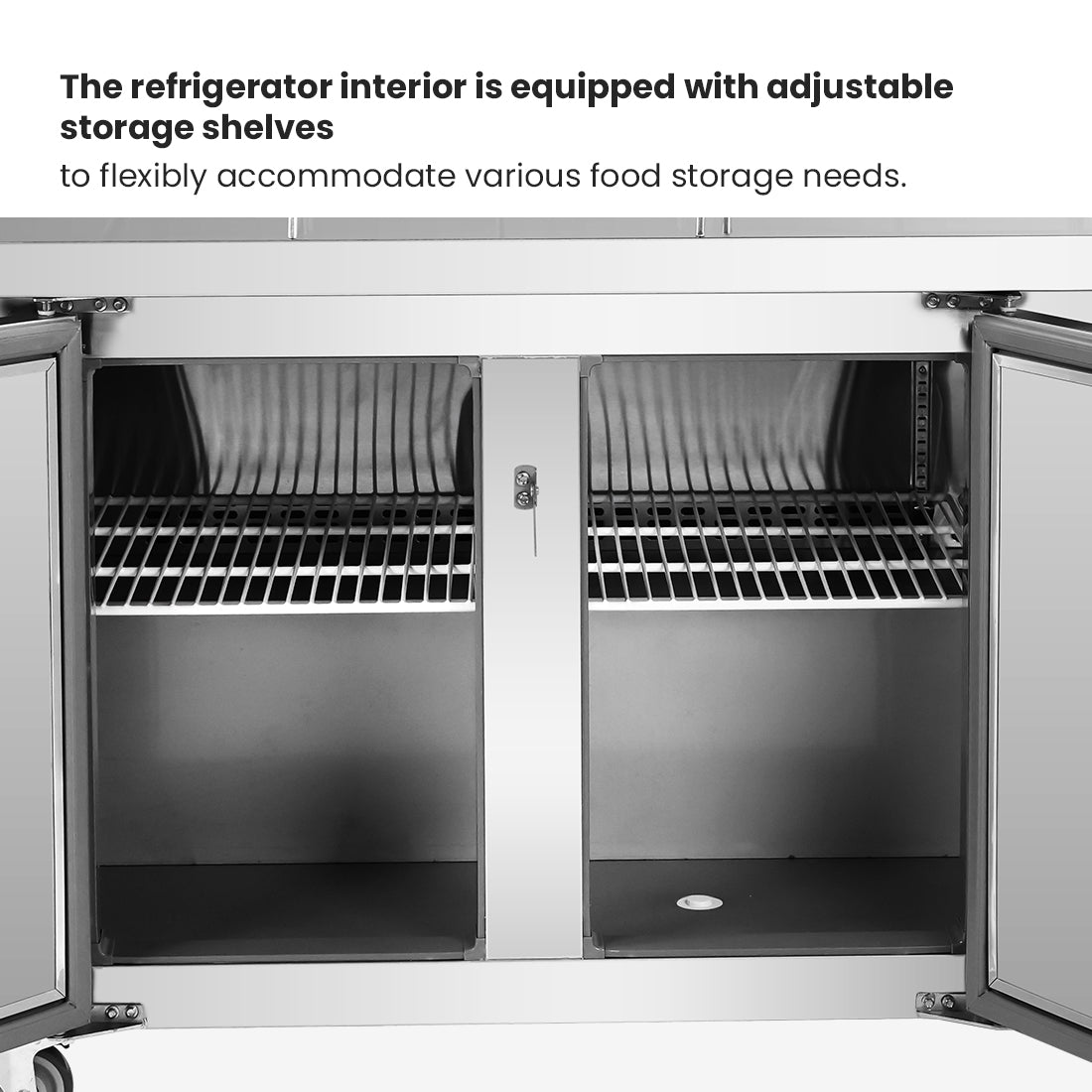 Image of Thermaster PWB150 three door DELUXE Pizza Prep Bench