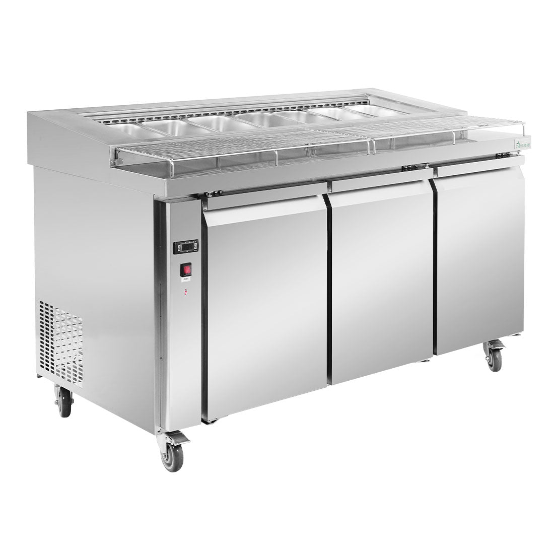Image of Thermaster PWB150 three door DELUXE Pizza Prep Bench
