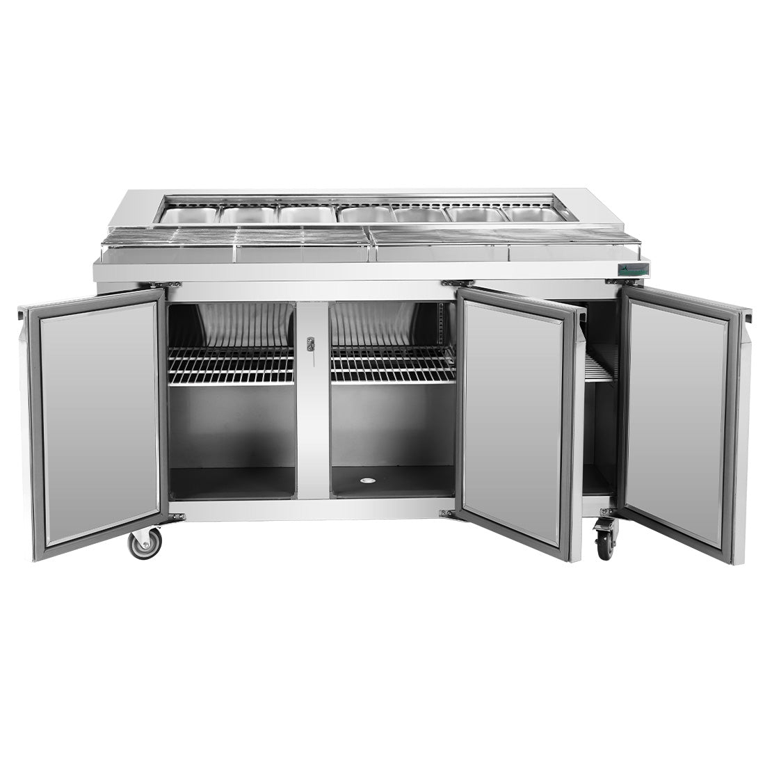 Image of Thermaster PWB150 three door DELUXE Pizza Prep Bench