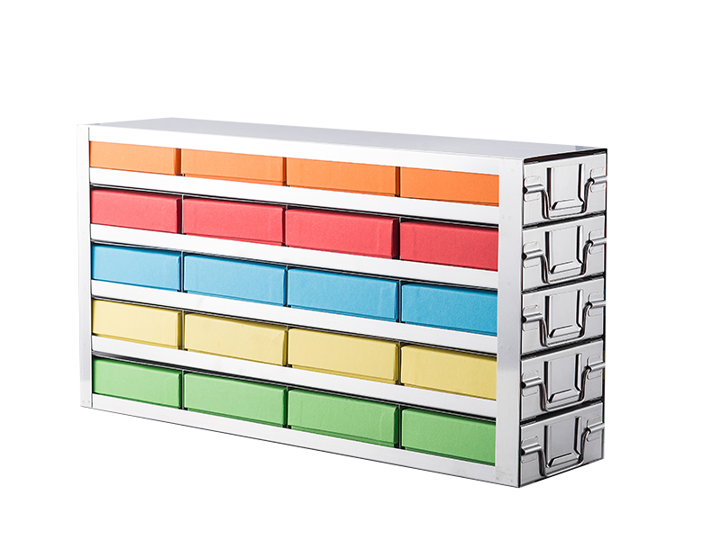 Image of Stainless Steel ULT Freezer Rack 5x5 (140 x 685 x 293mm)