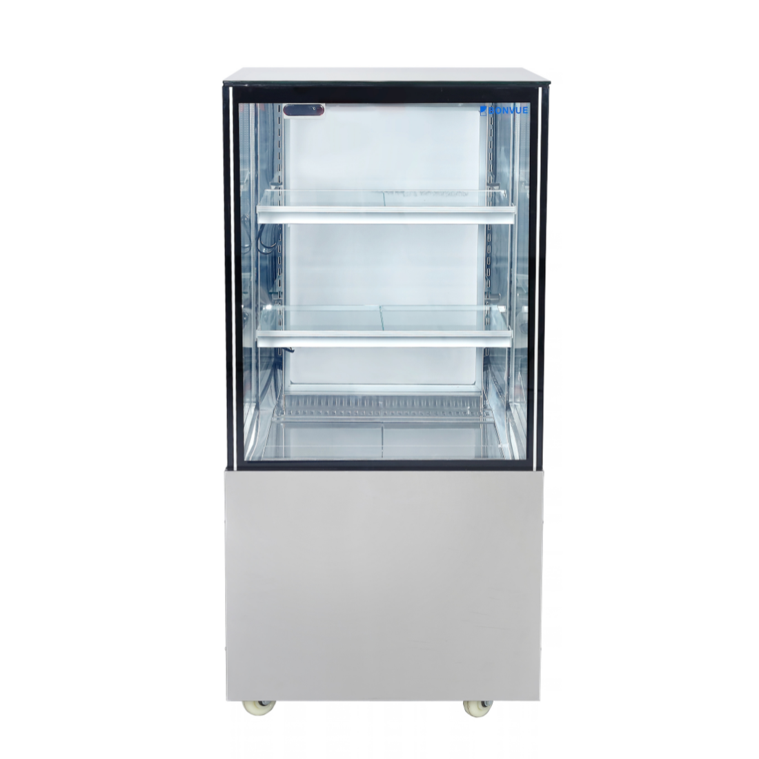 Image of Bonvue SC060FA-2XB Deluxe 600mm Square Glass Cake Display Cabinet