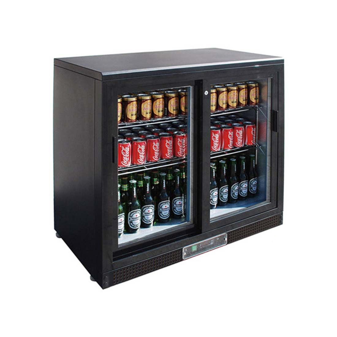 Image of Thermaster SC248SD Double Sliding Door Drink Fridge/Cooler