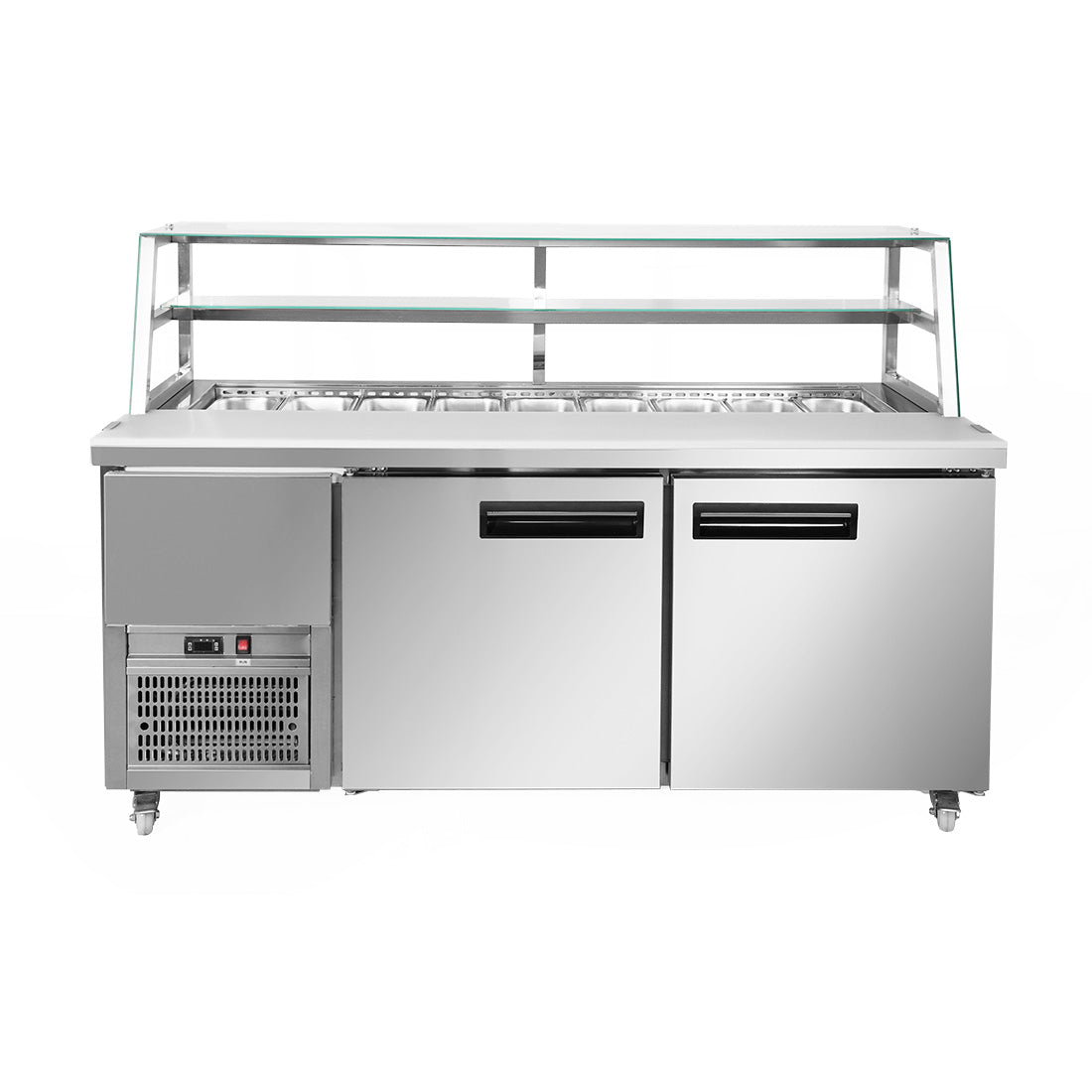 Image of Thermaster SCB/18 two large door DELUXE Sandwich Bar