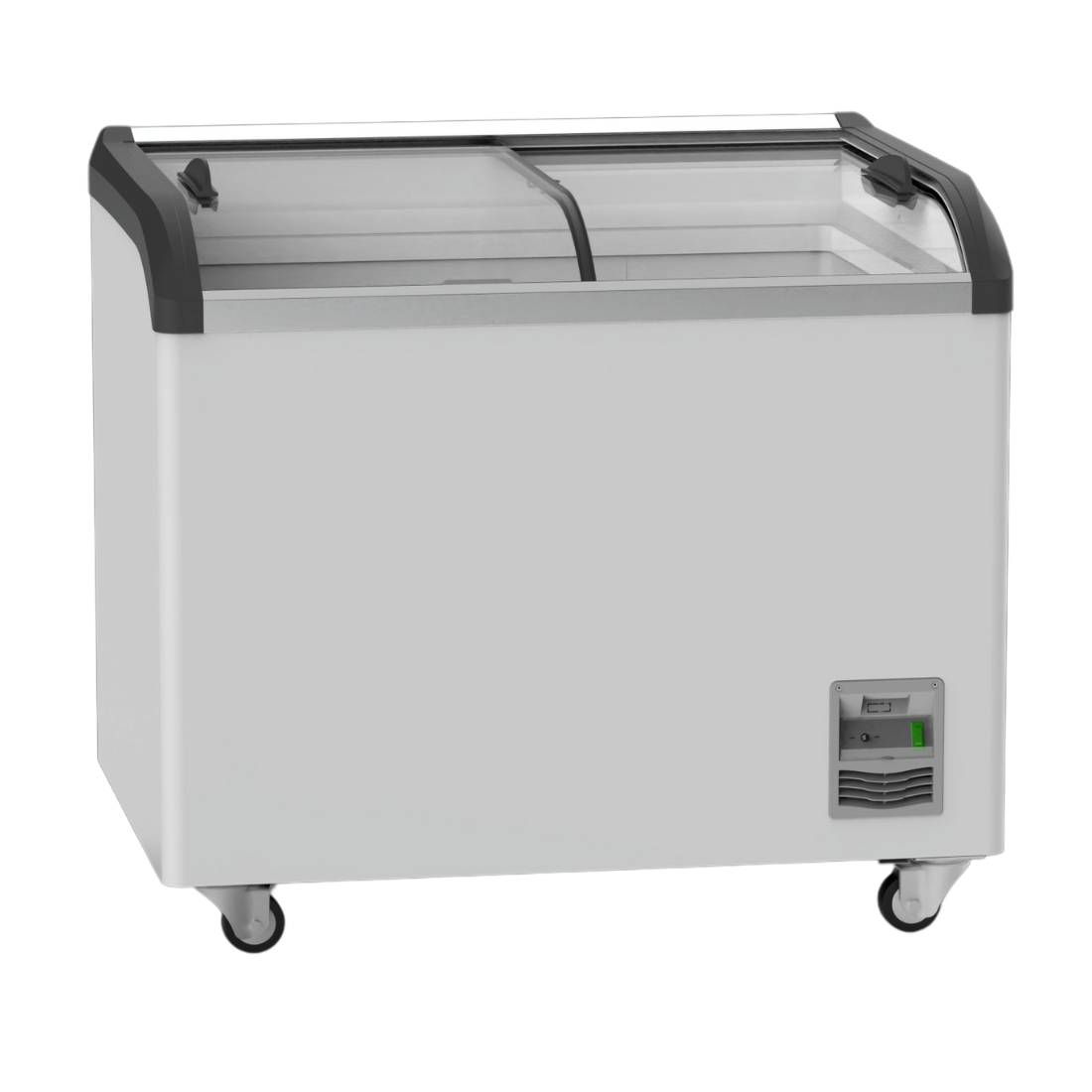 Image of Thermaster SD-306K Heavy Duty Supermarket Glass Sliding Lid Freezers 306L