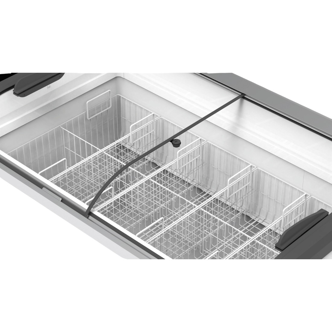 Image of Thermaster SD-306K Heavy Duty Supermarket Glass Sliding Lid Freezers 306L