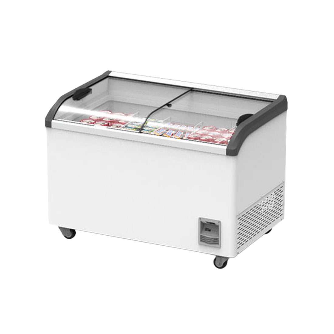 Image of Thermaster SD-406K Heavy Duty Supermarket Glass Sliding Lid Freezers 406L