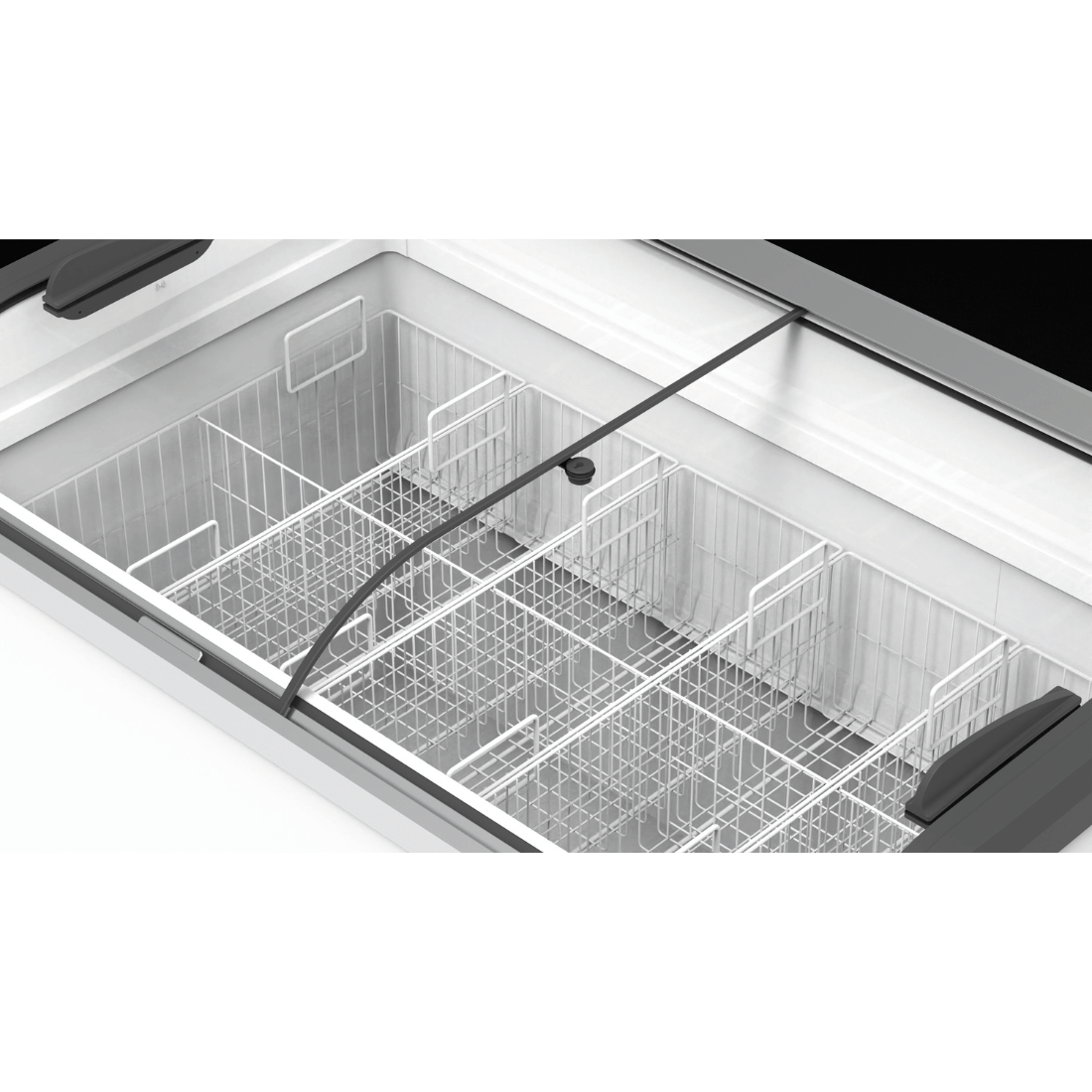 Image of Thermaster SD-506K Heavy Duty Supermarket Glass Sliding Lid Freezers 506L