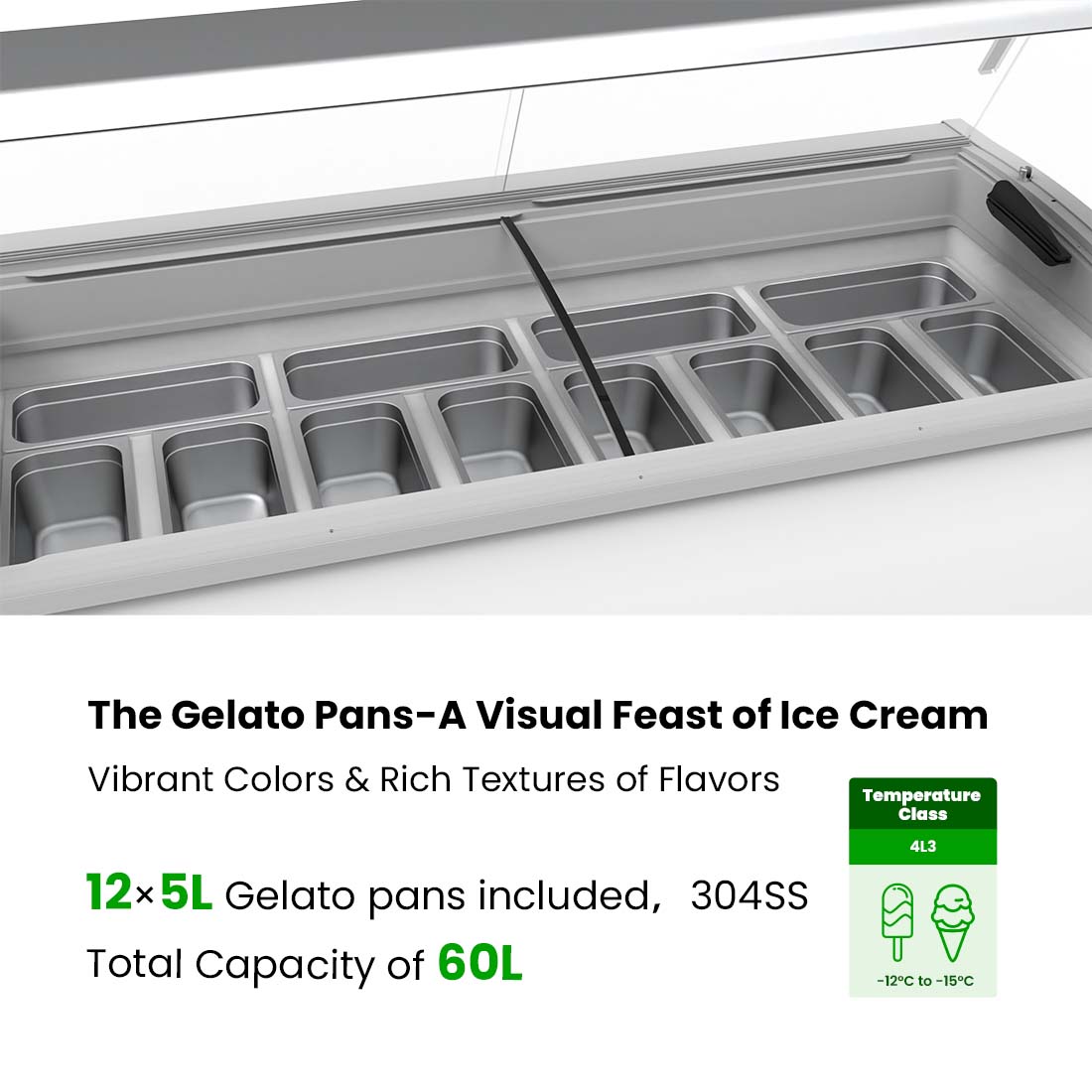 Image of Thermaster SD-575P 535L Gelato Display