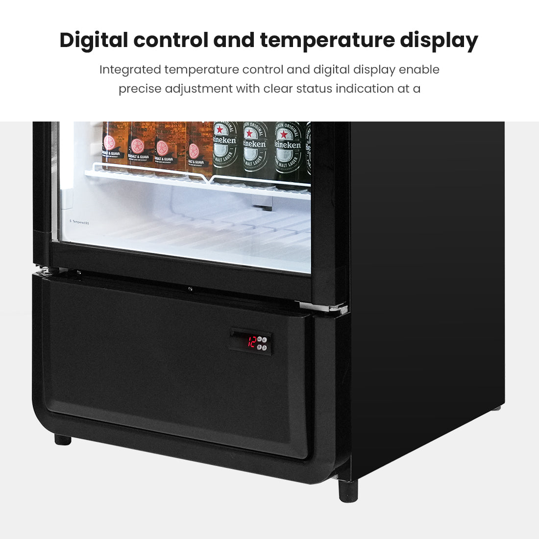 Image of Thermaster SDC-343B Upright Glass Door Beverage Fridge