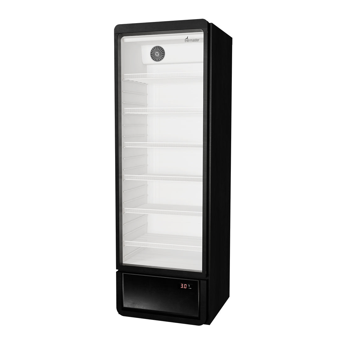 Image of Thermaster SDC-258B Upright Glass Door Beverage Fridge