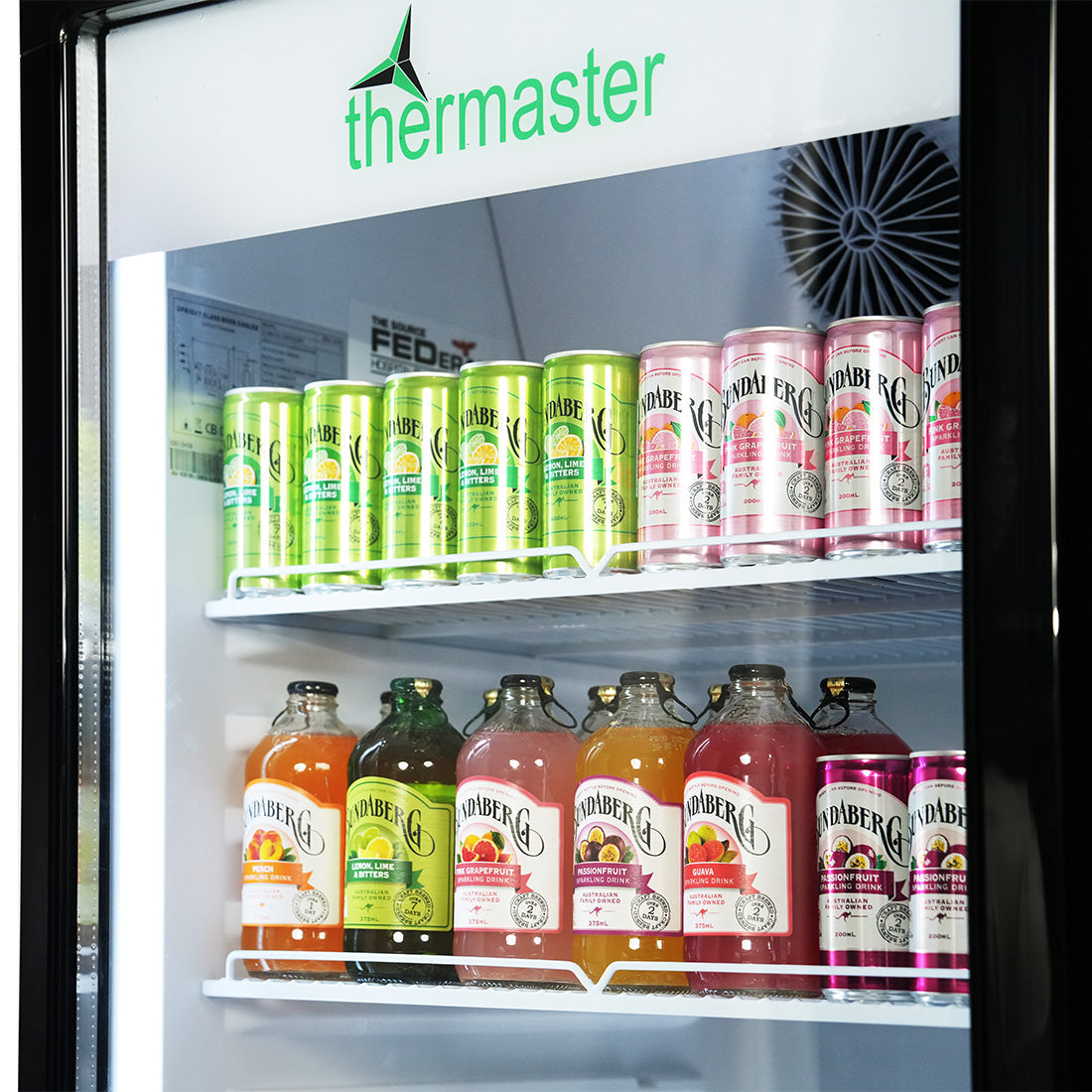 Image of Thermaster SDC-178B Upright Glass Door Beverage Fridge