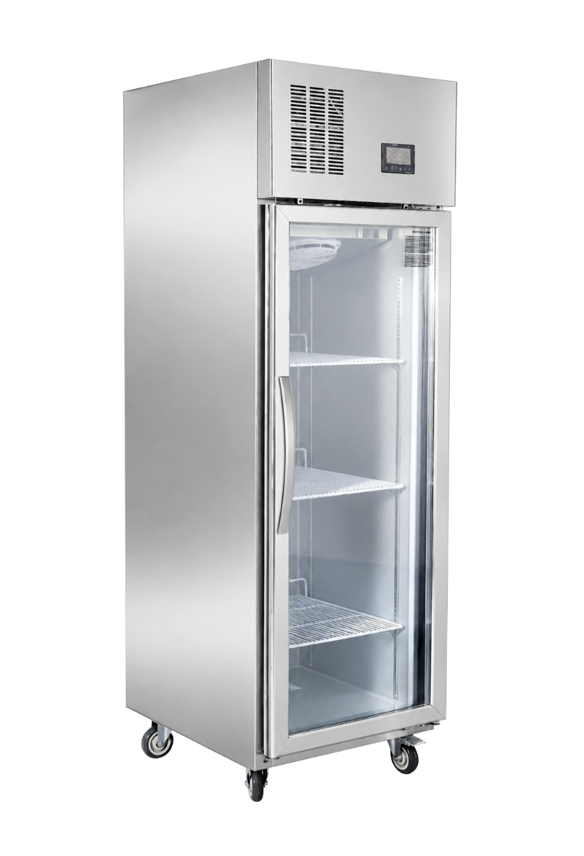 Image of Thermaster 500L Full-Width Single Glass Door Upright Display Fridge — SFWCG500