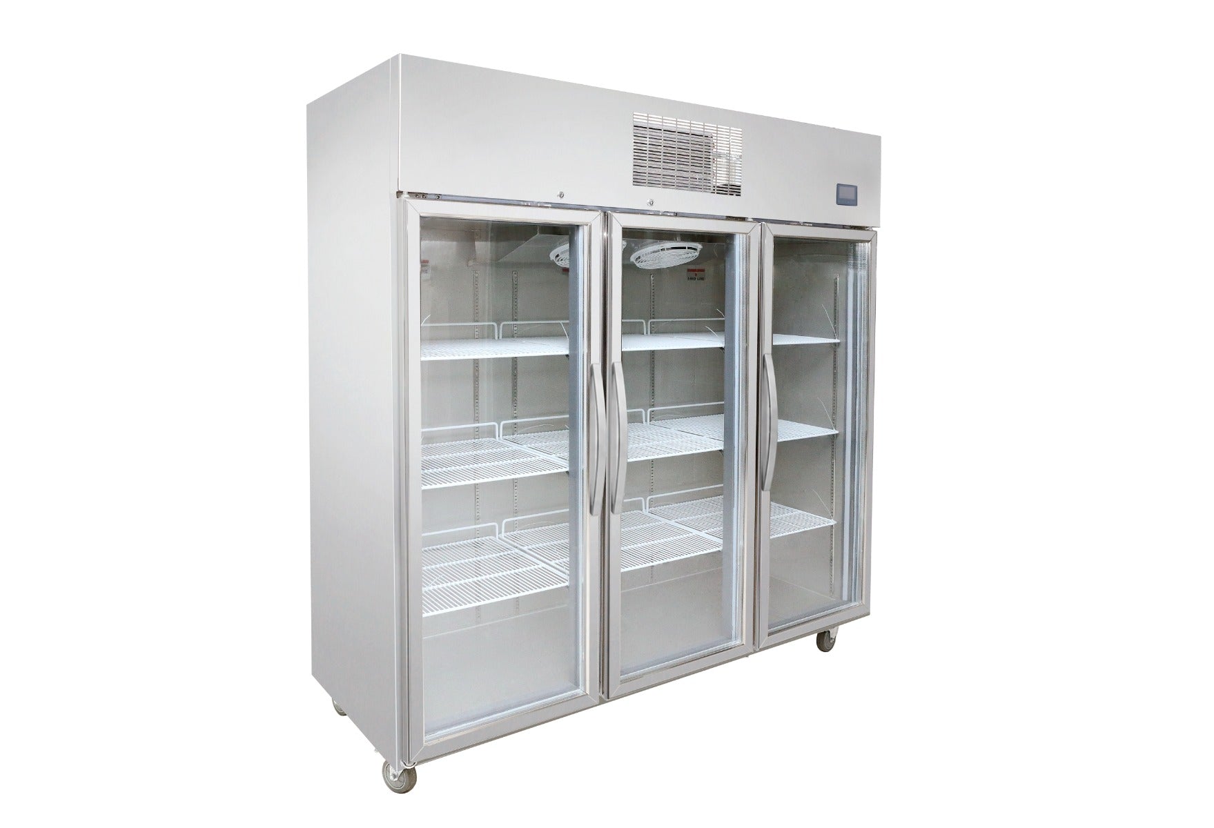 Image of Thermaster 1500L Full-Width Three Glass Door Upright Display Freezer — SFWFG1500