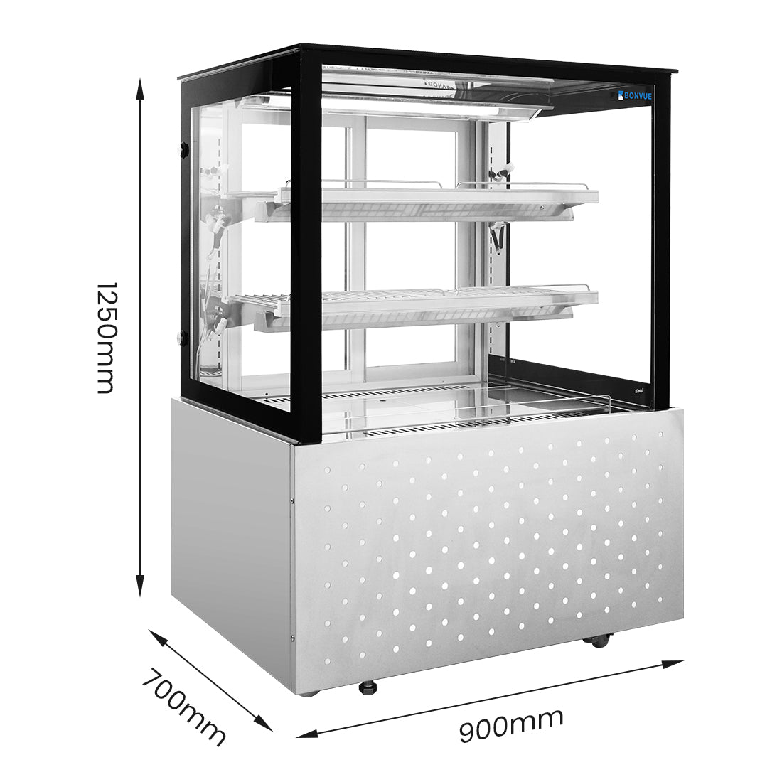 Image of Bonvue SG090FE-2XB Heated Food Display