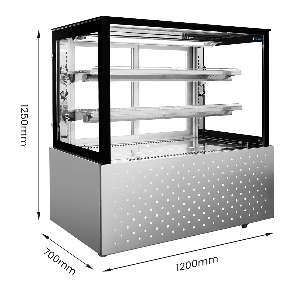 Image of Bonvue SG120FE-2XB Heated Food Display