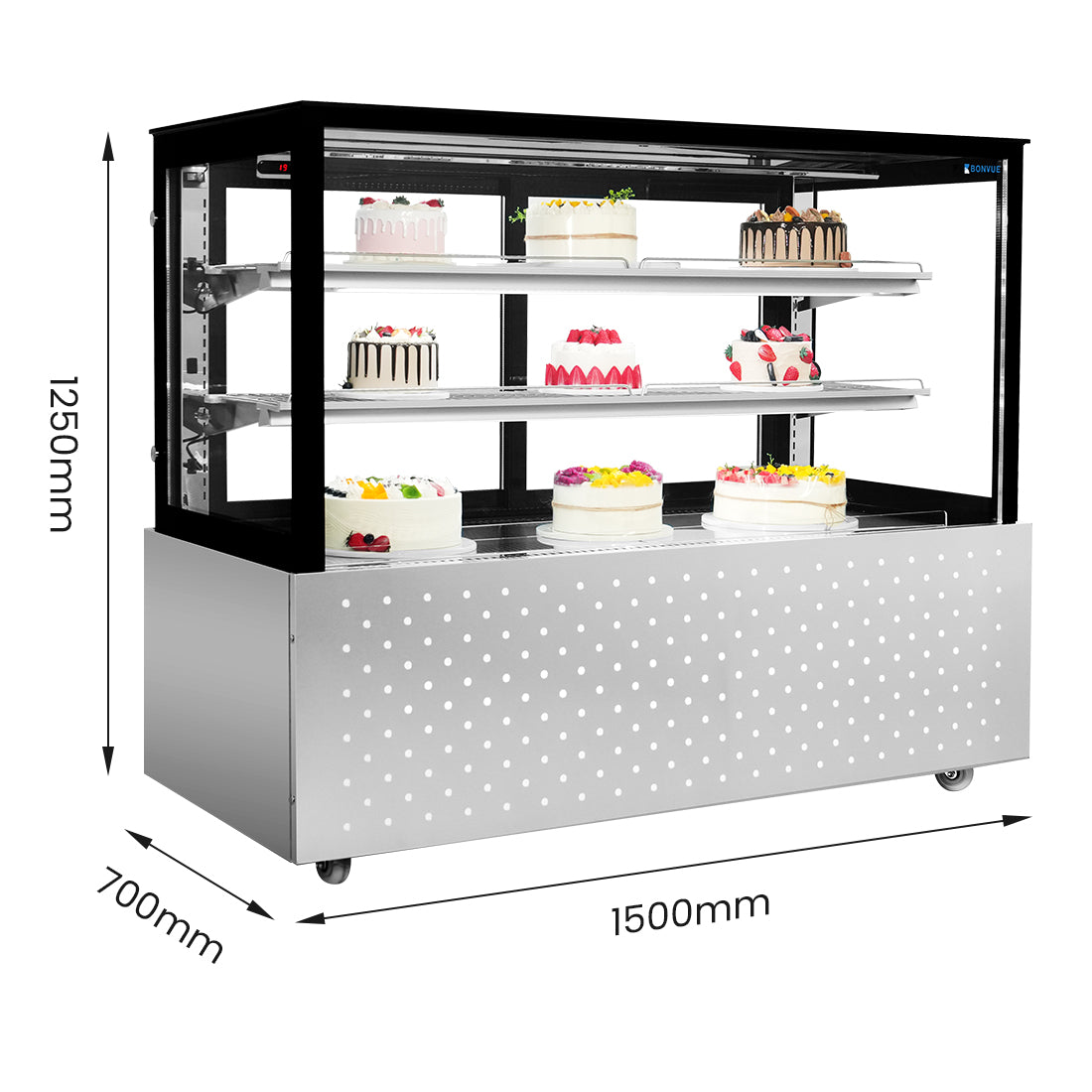 Image of Bonvue SG150FA-2XB Chilled Food Display