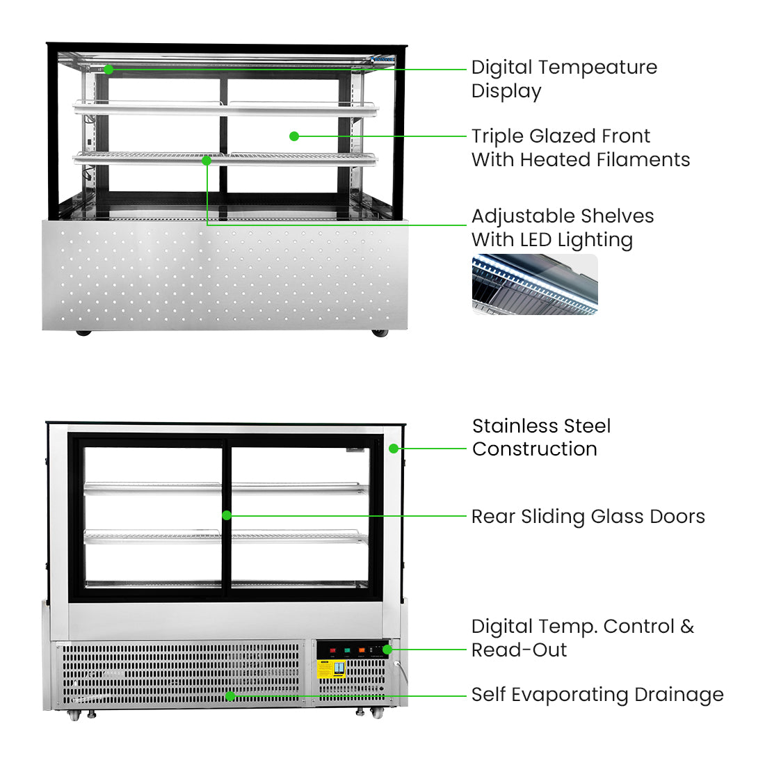 Image of Bonvue SG150FA-2XB Chilled Food Display