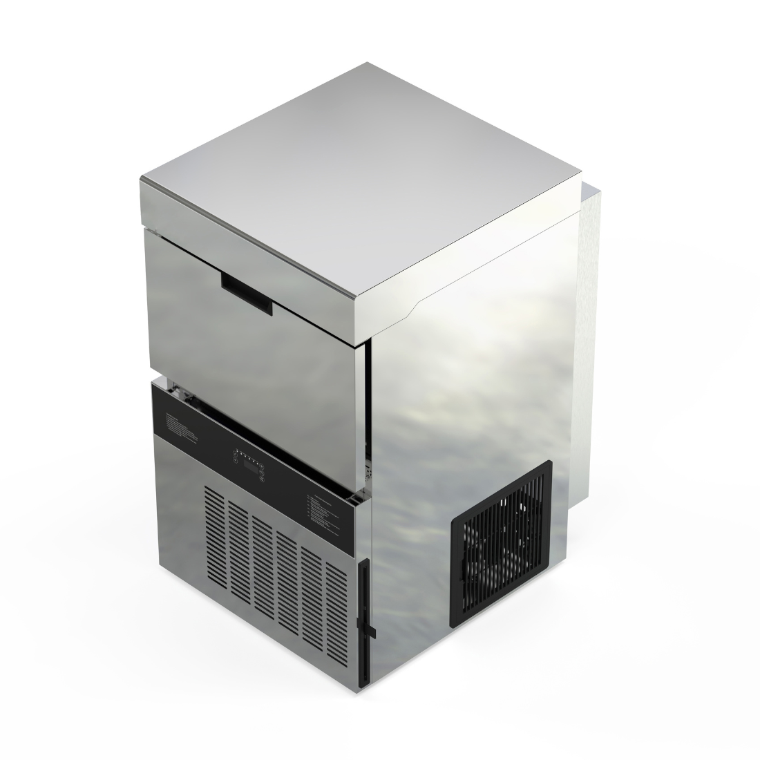 Image of Blizzard SIC-40L Crystal Square Ice Maker 40kg/24hr with 20kg Storage