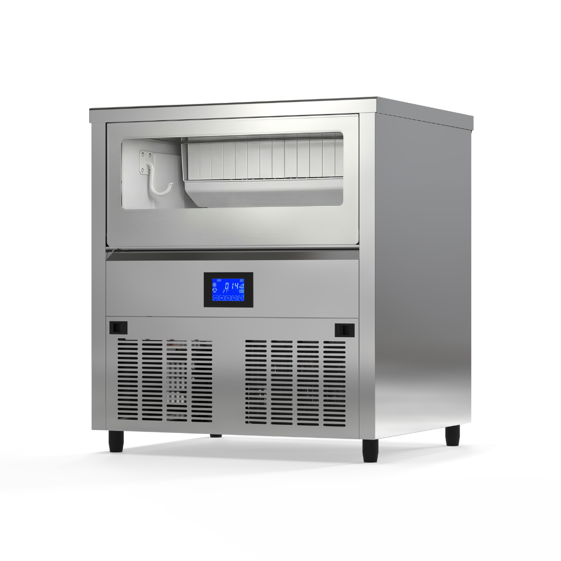 Image of Blizzard SIC-63R Crystal Column Pro Octagonal Cylinder Ice Maker 63kg/24hr with 25kg Storage