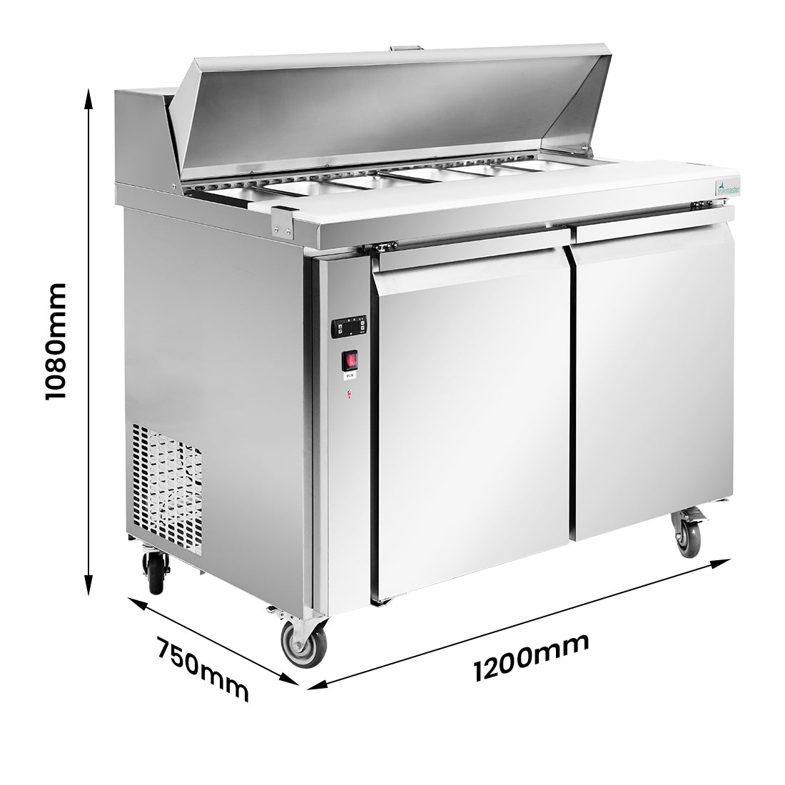 Image of Thermaster SLB120 two door Sandwich Bar