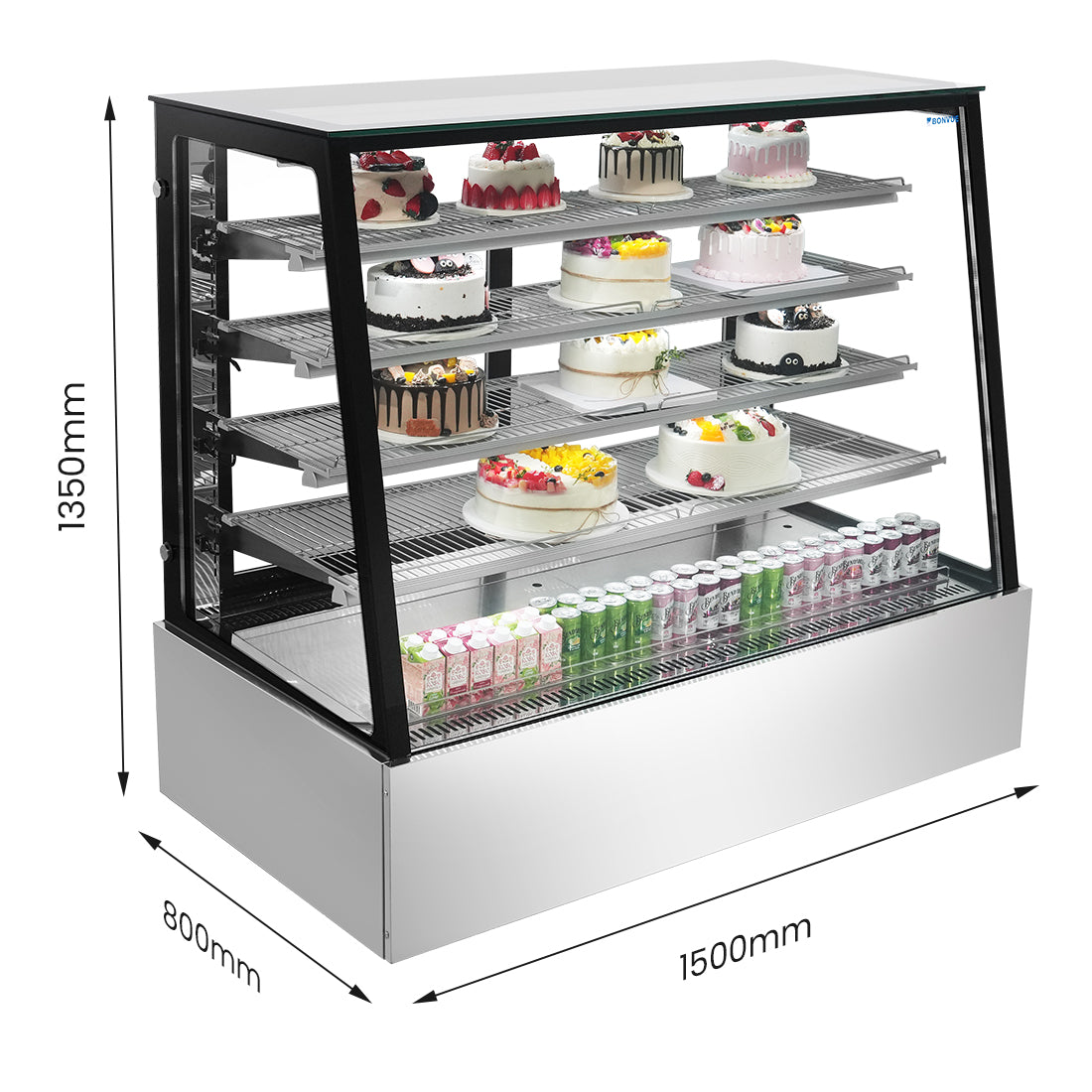 Image of Bonvue SLP850C Deluxe Chilled Display Cabinet