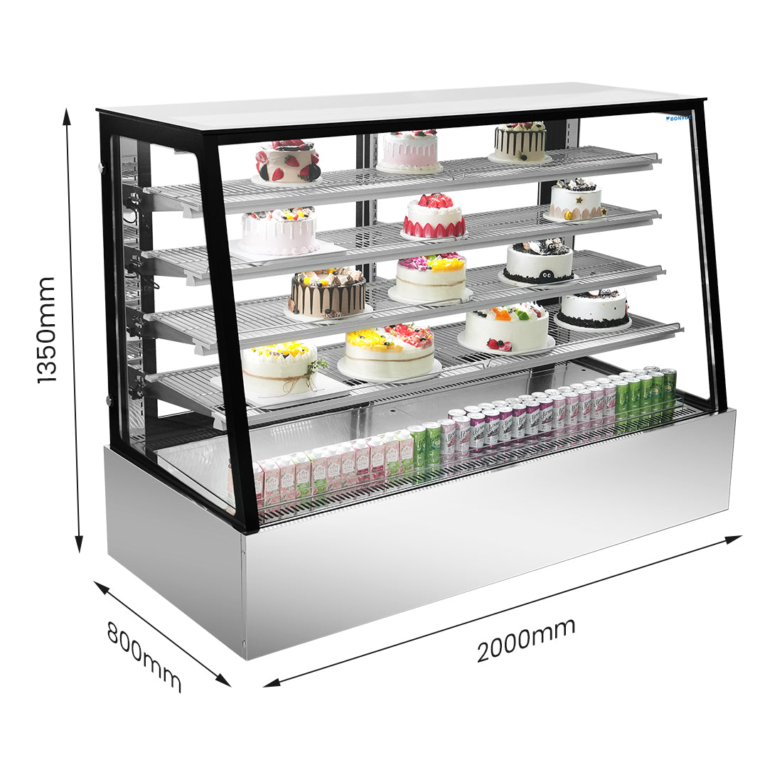 Image of Bonvue SLP860C Deluxe Chilled Display Cabinet