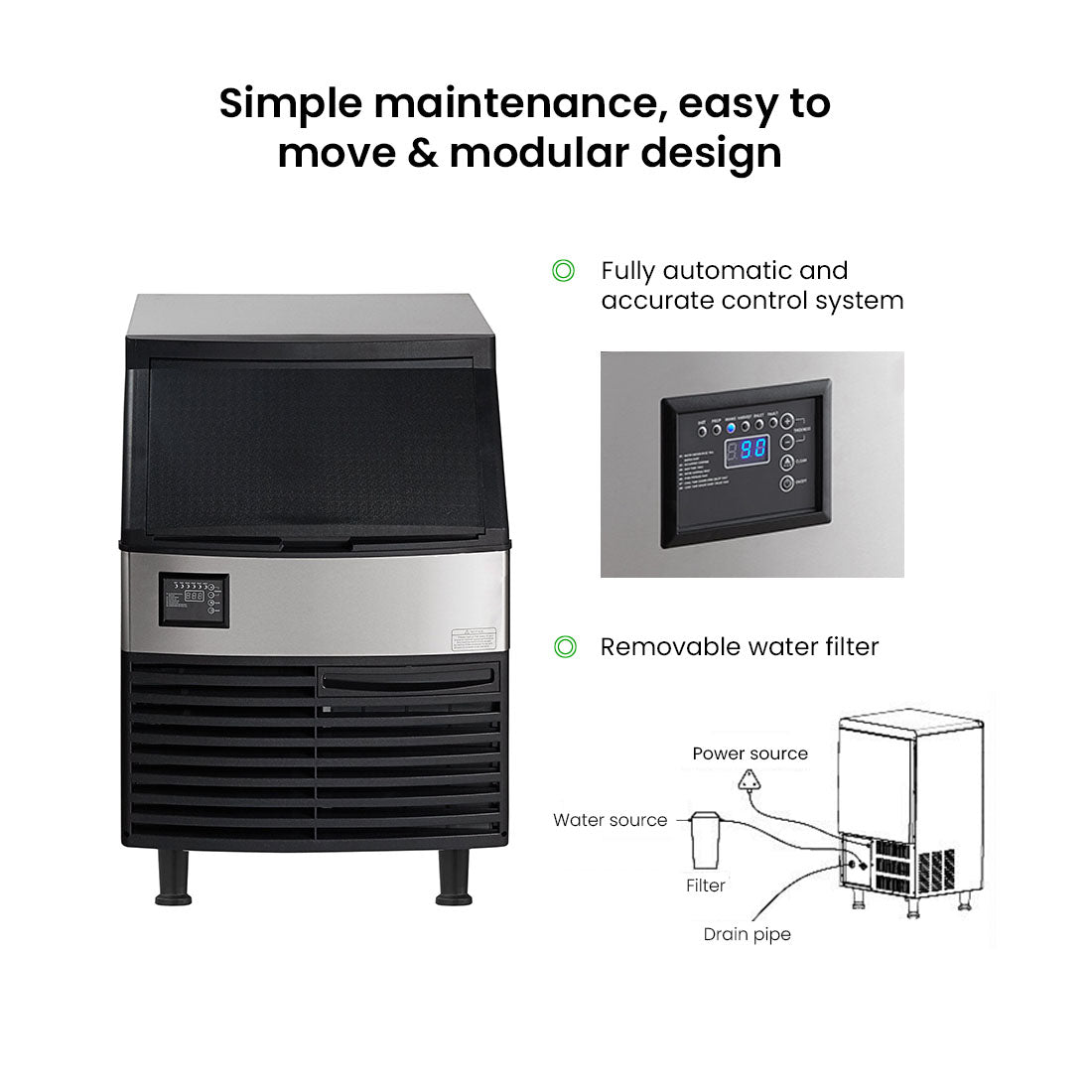 Image of Blizzard SN-210P Ice Maker Air Cooled