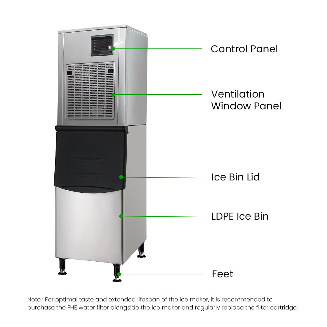 Image of Blizzard SN-258F Granular Ice Maker 250Kg