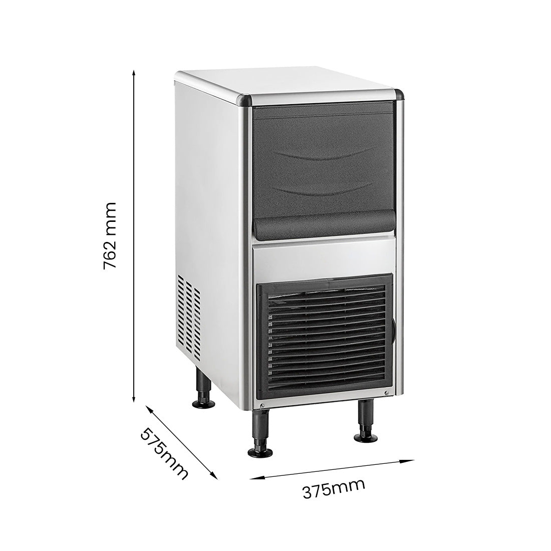 Image of Blizzard SN-25C Underbench Bullet Ice Maker 25Kg