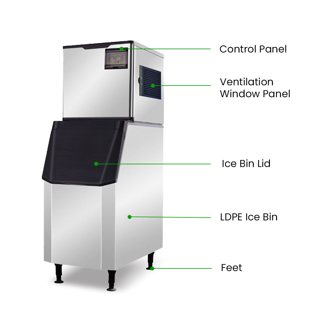 Image of Blizzard Professional Ice Maker SN-280C