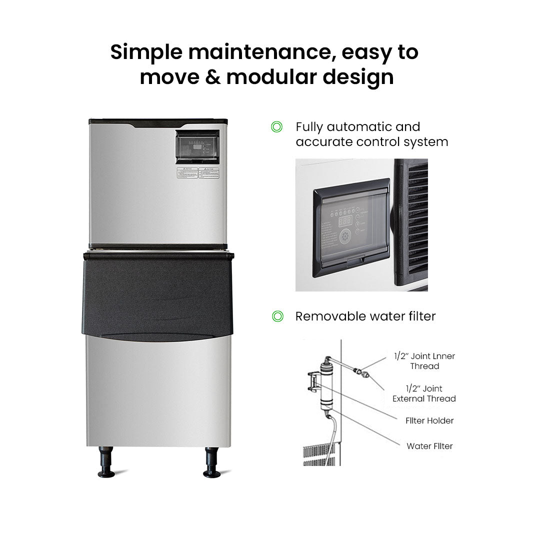 Image of Blizzard SN-500P Ice Maker Air-Cooled