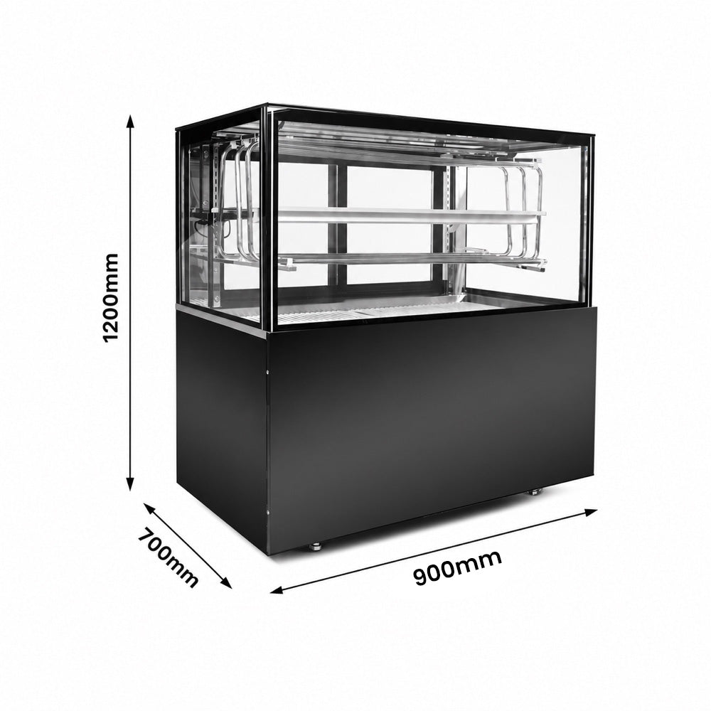 Image of Bonvue SSD090-2XB premium Static Cooling Sushi Display Cabinet