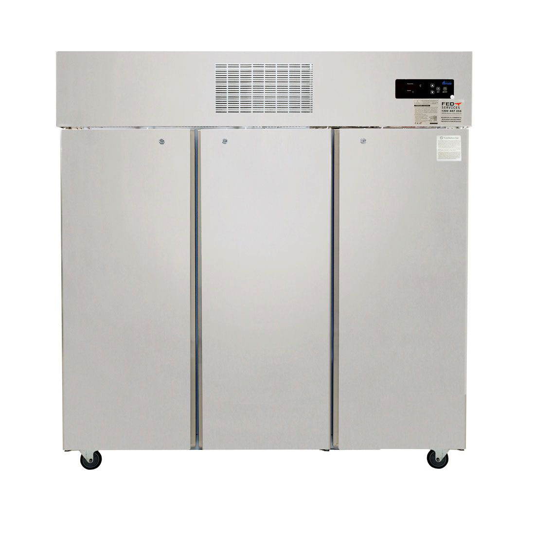 Image of Thermaster SUC1500 TROPICAL Thermaster 3 Door SS Fridge 1500L
