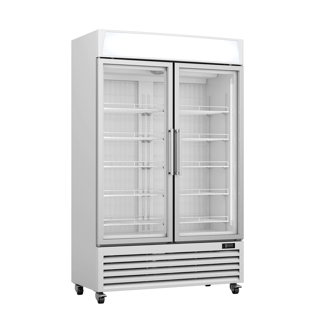 Image of Thermaster Upright Double Glass Door Freezer LG-800PF