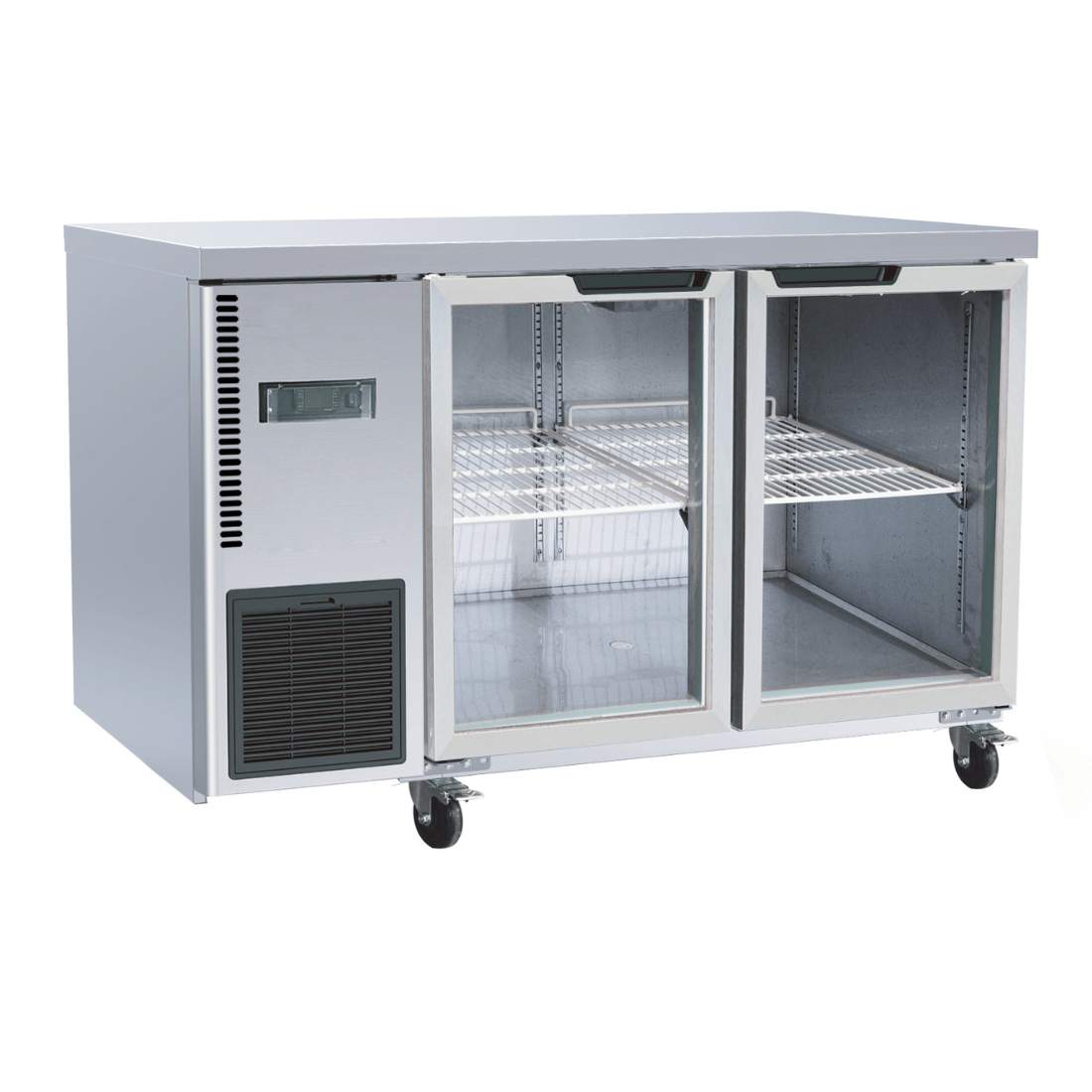 Image of Thermaster TL1200TNG Double Glass Door Workbench Fridge