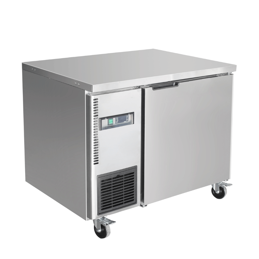 Image of Thermaster TS900TN Stainless Steel Single Door Workbench Fridge