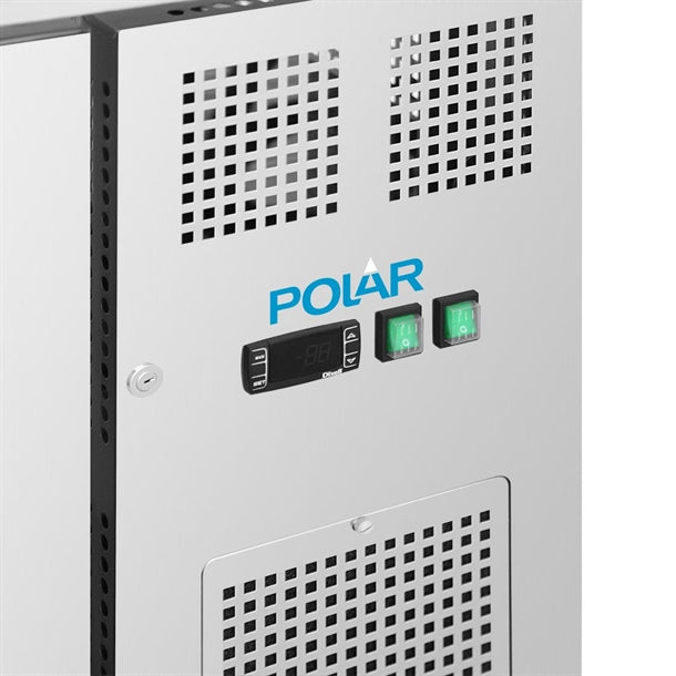 Image of Polar UA068-A U-Series 2 Door Counter with Glass Doors