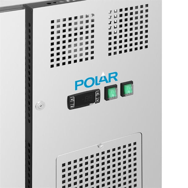 Image of Polar UA069-A U-Series 3 Door Counter with Glass Doors