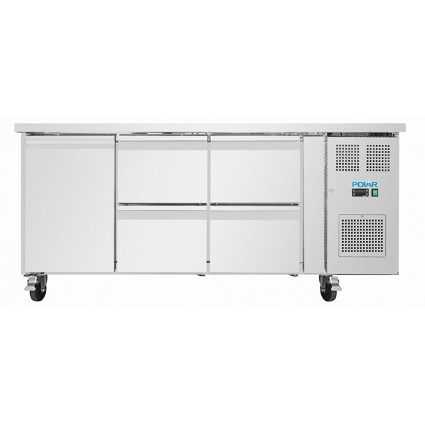 Image of Polar UA103-A U-Series Counter 4 Drawers & 1 Door