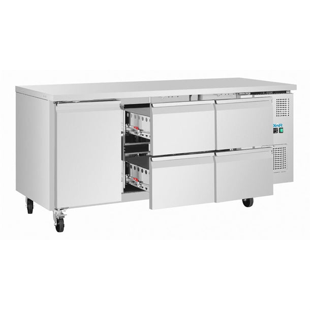 Image of Polar UA103-A U-Series Counter 4 Drawers & 1 Door