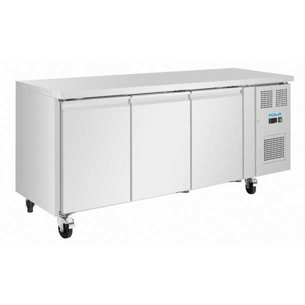 Image of Polar UA106-A U-Series Triple Door Slimline Counter Fridge