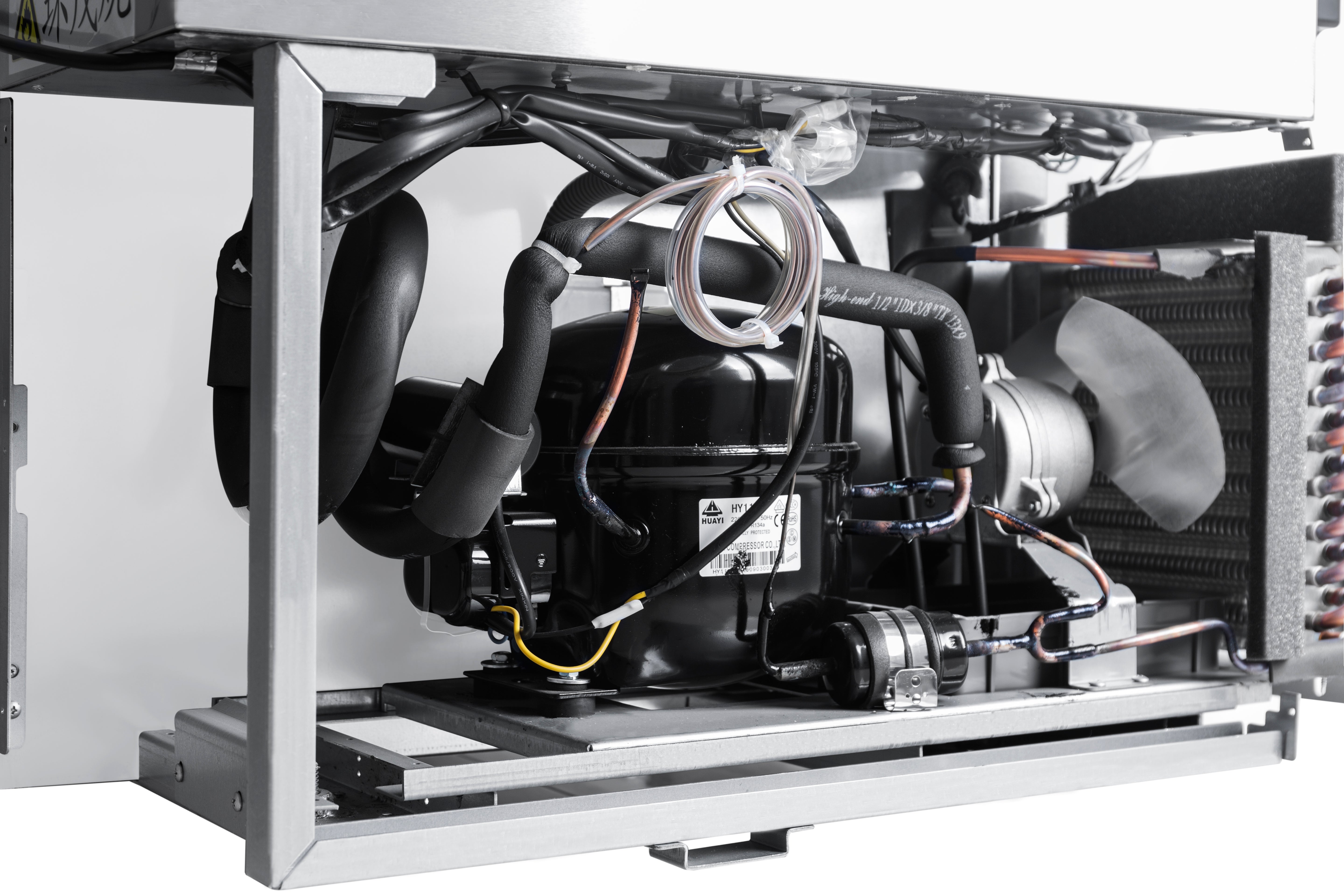 Image of Turbo Air KUR9-1S-N 1 Solid Door Underbench Fridge - 600mm Deep 149L
