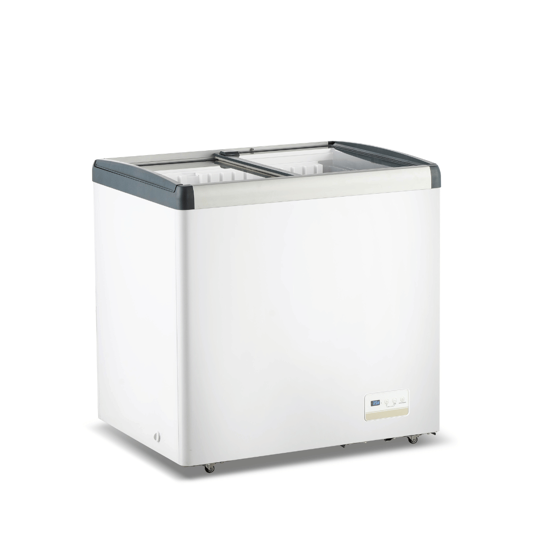 Image of Thermaster WD256G 256L Chest Freezer with Flat Glass Sliding Lids